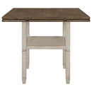  Coaster Furniture Sarasota 192818 60-inch Extension Counter Dining Table - Rustic Cream IMAGE 4