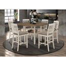  Coaster Furniture Sarasota 192818 60-inch Extension Counter Dining Table - Rustic Cream IMAGE 9