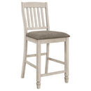  Coaster Furniture Sarasota 192819 Wood Counter Chair - Rustic Cream IMAGE 1