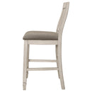  Coaster Furniture Sarasota 192819 Wood Counter Chair - Rustic Cream IMAGE 3