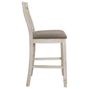  Coaster Furniture Sarasota 192819 Wood Counter Chair - Rustic Cream IMAGE 6
