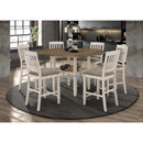  Coaster Furniture Sarasota 192819 Wood Counter Chair - Rustic Cream IMAGE 8