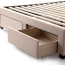  Malouf Watson Platform Bed Base - Oat (Queen) IMAGE 2