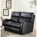  Catnapper Angelo 64462 Power Reclining Loveseat - Black IMAGE 1