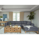  Coaster Furniture Persia 508857 Upholstered Track Arm Sectional Sofa - Grey IMAGE 5