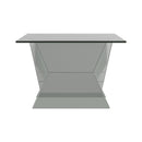  Coaster Furniture Taffeta 723448 Glass Top Mirrored Acrylic Coffee Table - Silver IMAGE 3