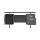  Coaster Furniture Lawtey 800521 60-inch 2-Drawer Office Computer Desk - Weathered Grey IMAGE 4