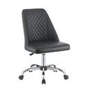  Coaster Furniture Althea 881196 Upholstered Adjustable Home Office Desk Chair - Grey IMAGE 1