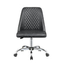  Coaster Furniture Althea 881196 Upholstered Adjustable Home Office Desk Chair - Grey IMAGE 2
