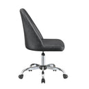  Coaster Furniture Althea 881196 Upholstered Adjustable Home Office Desk Chair - Grey IMAGE 6