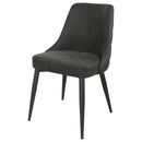  Coaster Furniture Cosmo 106046 Upholstered Dining Side Chair - Grey IMAGE 3