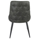  Coaster Furniture Cosmo 106046 Upholstered Dining Side Chair - Grey IMAGE 6