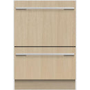  Fisher & Paykel Integrated Double DishDrawer™ Dishwasher with Sanitize program. DD24DTX6I1 IMAGE 1