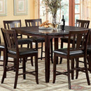  Furniture of America Edgewood CM3336PT Square Counter Height Table IMAGE 1