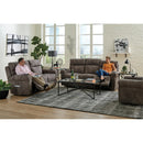  Catnapper Tranquility 63019 Power Reclining Loveseat - Pewter IMAGE 3
