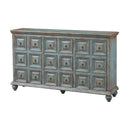  Coast2Coast Bell 55655 Apothecary Style Three Door Credenza Sideboard IMAGE 1