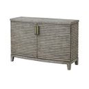  Coast2Coast Harlan 60251 Mid-Century Modern Two Door Buffet Sideboard, Serving Storage-Natural Grey IMAGE 1