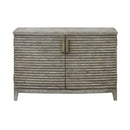  Coast2Coast Harlan 60251 Mid-Century Modern Two Door Buffet Sideboard, Serving Storage-Natural Grey IMAGE 2