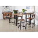  Coast2Coast Dale 62412 Industrial Style Solid Wood Counter Height Dining Table. IMAGE 6
