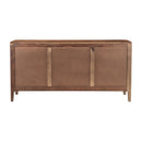  Coast2Coast Selby 62444 Solid Sheesham Wood Two Door Three Drawer Credenza with Slightly Arched Skirt. IMAGE 6