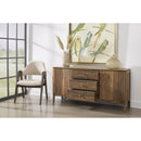  Coast2Coast Selby 62444 Solid Sheesham Wood Two Door Three Drawer Credenza with Slightly Arched Skirt. IMAGE 8