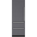  Sub-Zero 30-inch Built-in All Refrigerator with Water Dispenser DET3050RID/L IMAGE 1