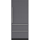  Sub-Zero 36-inch Built-in Bottom Freezer Refrigerator with Ice Maker DET3650CI/R IMAGE 1