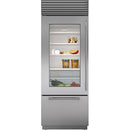  Sub-Zero 30-inch Built-in Bottom Freezer Refrigerator with Glass Door CL3050UG/S/T/L IMAGE 1