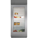  Sub-Zero 36-inch Built-in All Refrigerator with Glass Door CL3650RG/S/T/R IMAGE 1
