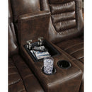 Signature Design by Ashley Game Zone 3850118C Power Reclining Loveseat w/ Console and ADJ Headrest IMAGE 10