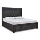  Signature Design by Ashley Foyland B989B2 Queen Panel Storage Bed IMAGE 1