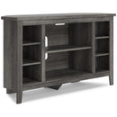  Signature Design by Ashley Arlenbry W275-67 Corner TV Stand with Fireplace Option IMAGE 1