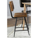  Coaster Furniture Partridge 110649 Leather Counter Chair - Antique Camel IMAGE 8