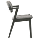  Coaster Furniture Stevie 115112 Padded Wood Dining Arm Chair - Black IMAGE 7