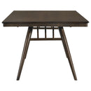  Coaster Furniture Wes 115271 Rectangular 80-inch Wood Dining Table - Dark Walnut IMAGE 3