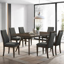  Coaster Furniture Wes 115271 Rectangular 80-inch Wood Dining Table - Dark Walnut IMAGE 5
