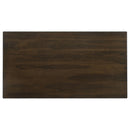  Coaster Furniture Wes 115271 Rectangular 80-inch Wood Dining Table - Dark Walnut IMAGE 6