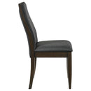  Coaster Furniture Wes 115272 Upholstered Dining Side Chair - Dark Walnut IMAGE 7