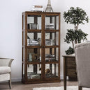  Furniture of America Vilas CM-CR140A Curio Cabinet IMAGE 1