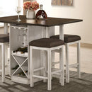  Furniture of America Bingham CM3168BR-PT Counter Ht. Table IMAGE 1