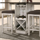  Furniture of America Bingham CM3168BR-PT Counter Ht. Table IMAGE 5