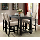  Furniture of America Sania CM3324BK-PT-VN Counter Ht. Table IMAGE 2