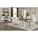  Furniture of America Auletta CM3417T-TABLE Dining Table IMAGE 2