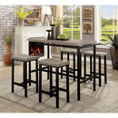  Furniture of America Vilvoorde CM3454PT-5PK 5 Pc. Counter Ht. Table Set IMAGE 1