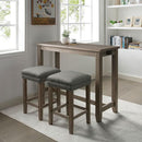  Furniture of America Caerleon CM3474GY-PT-3PK 3 Pc. Counter Ht. Dining Set IMAGE 2
