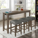  Furniture of America Caerleon CM3474GY-PT-4PK 4 Pc. Counter Ht. Dining Set IMAGE 1