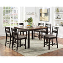  Furniture of America Valdor CM3495PC-2PK Counter Ht. Chair IMAGE 3