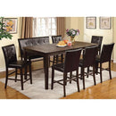  Furniture of America Edgemont CM3681DK-PT Counter Ht. Table IMAGE 2