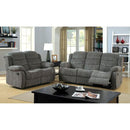  Furniture of America Millville CM6173GY-LV Motion Love Seat IMAGE 1