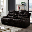  Furniture of America Marley CM6894BR-LV Power Love Seat IMAGE 1